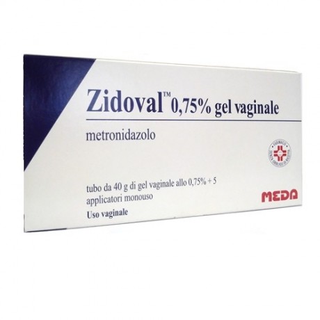 Zidoval Vaginale Gel 40g 0,75%+5app