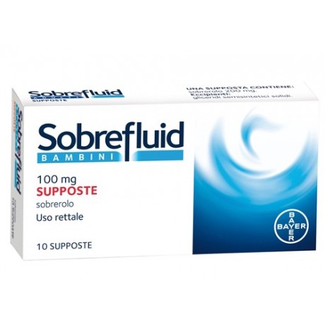 Sobrefluid Bambini 10 Supposte 100mg