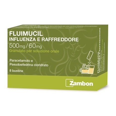 Fluimucil Influenza Raffreddore 8 Bustine