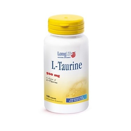 Longlife Ltaurine 500 mg 100 Capsule