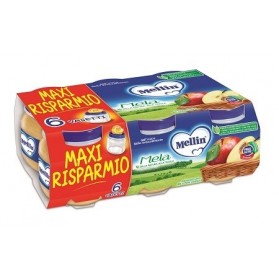 Mellin Omogeneizzato Mela 100 g 6 Pezzi