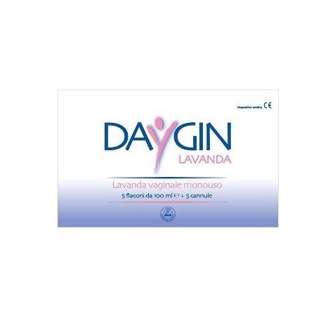 Daygin Lavanda Vaginale 5 Flaconi Da 100 ml + 5 Cannule