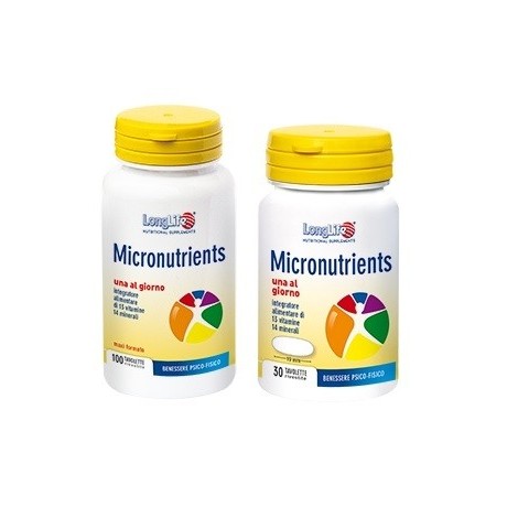 Longlife Micronutrients 30 Tavolette