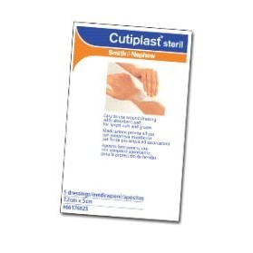 Medicazione Cutiplast Steril Adesiva Supporto In Tnt Adesivo Poliacrilato Ipollergenico Tampone Non Aderente 15x38 Cm 5 Pezzi