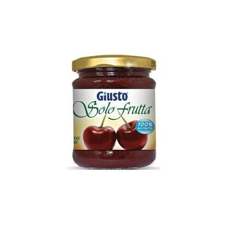 Giusto Solo Frutta Marmellata Ciliegie Nere 284 g