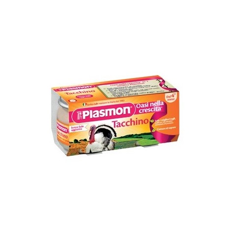 Plasmon Omogeneizzato Tacchino 80 g X 2 Pezzi