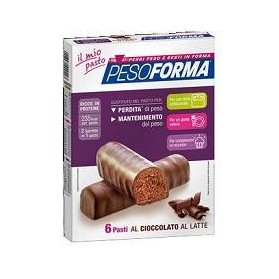 Pesoforma Barretta Cioccolato Latte 12 Pezzi