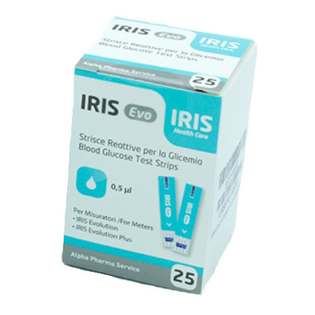 Iris Evo Strisce Glicemia 25pz