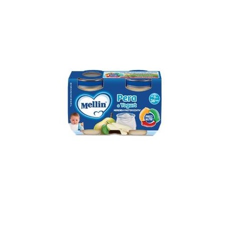 Mellin Merenda Yogurt Pera 2x120 g