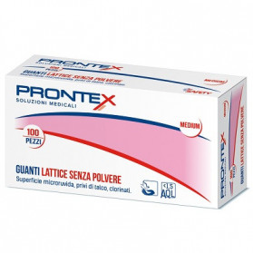 Guanto Prontex Lattice Senza Amido Misura Media 100 Pezzi