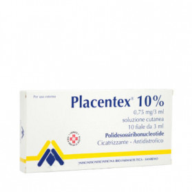 Placentex Soluzione Cutaneo 10f 0,75mg