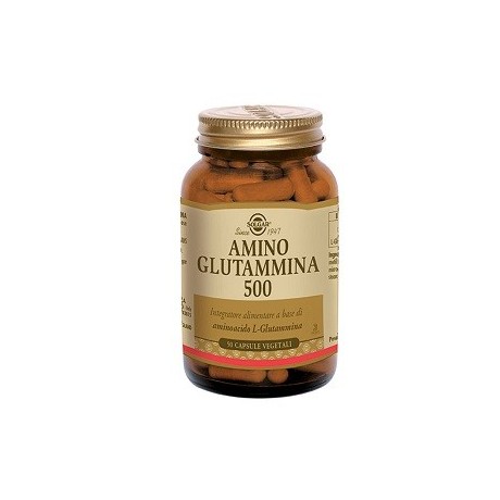 Amino Glutammina 500 50 Capsule Vegetali