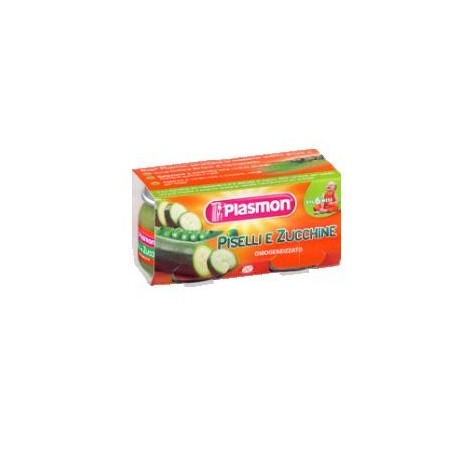 Plasmon Omogeneizzato Piselli Zucchine 80 g X 2 Pezzi