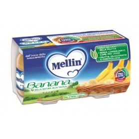 Mellin Omogeneizzato Banana 100 g 2 Pezzi