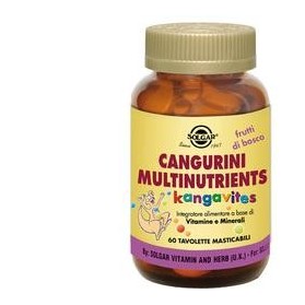 Cangurini Multinutrients Frutti Bosco 60 Compresse