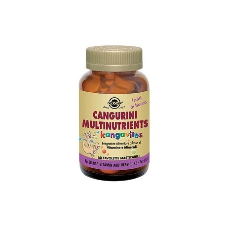 Cangurini Multinutrients Frutti Tropicali 60 Compresse