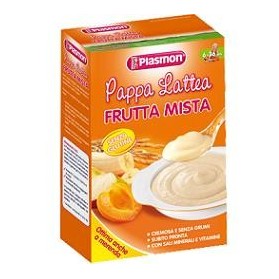 Plasmon Pappa Lattea Frutta Mista 250 g 1 Pezzo