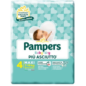 Pampers Bd Downcount Maxi 18pz