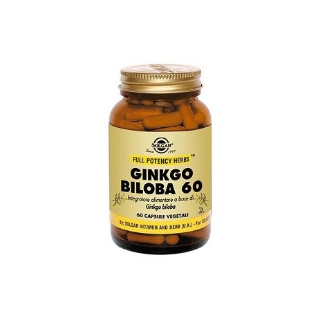 Ginkgo Biloba 60 60 Capsule Vegetali