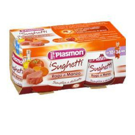 Plasmon Sughetto Ragu' Di Manzo 80 g X 2 Pezzi