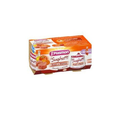 Plasmon Sughetto Ragu' Di Manzo 80 g X 2 Pezzi