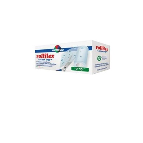 Cerotto Adesivo Impermeabile Master-aid Rollflex Acquastop 2x10