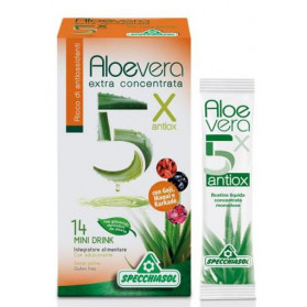 Aloe 5x C/antiossidanti 14 Bustine