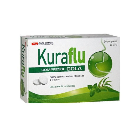 Kuraflu Gola Eucalipto 20 Compresse 1,5 g