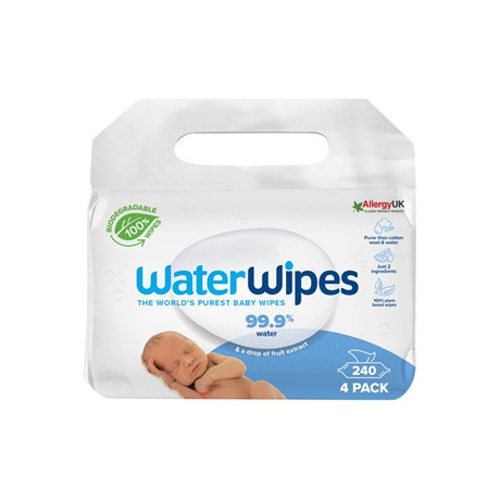 Waterwipes Salviette 4x60pz