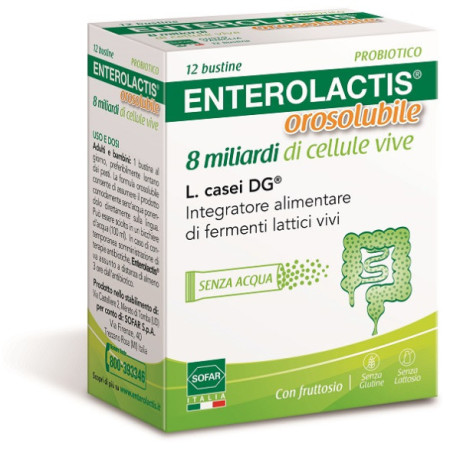 Enterolactis 8 Miliardi 12 Bustine Oroso