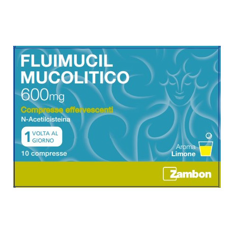 Fluimucil Mucolitico 10 Compresse Eff600mg