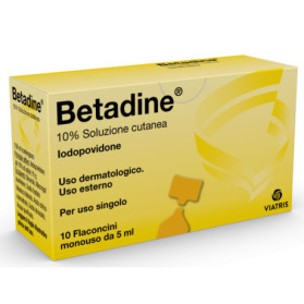Betadine Soluzione Cutaneo 10 Flaconcino 5ml 10%