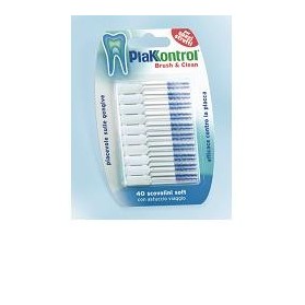 Plakkontrol Brush & Clean Scovolini Spazi Stretti 40 Pezzi
