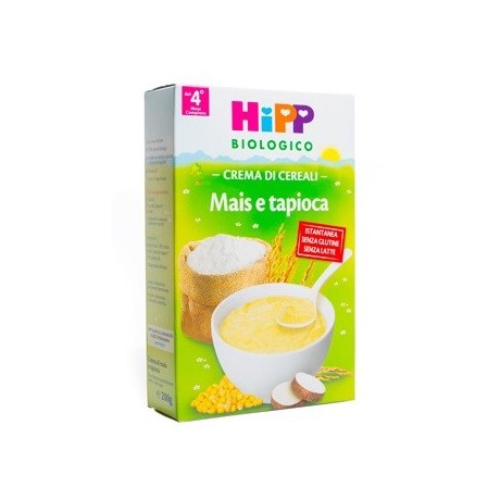 Hipp Biologico Crema Di Cereali Mais E Tapioca 200 g