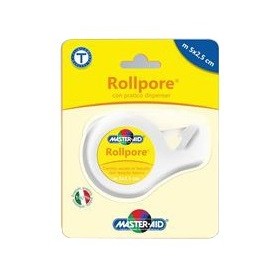 Cerotto In Rocchetto Master-aid Rollpore Tessuto Non Tessutocon Dispenser 5x2,5cm