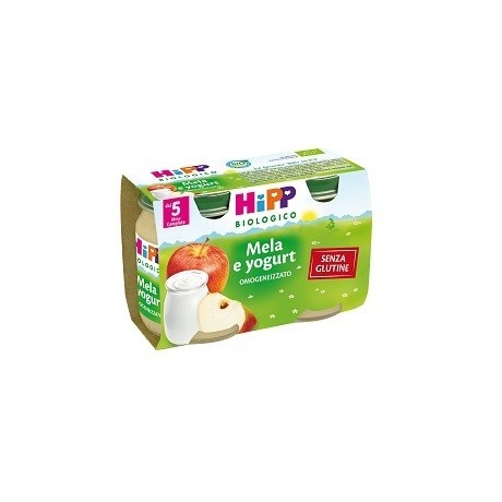 Hipp Biologico Omogeneizzato Mela Yoghurt 125 g 2 Pezzi