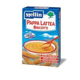 Mellin Pappa Latte Biscotti 250 g Nuovo Formato