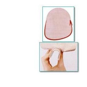 Sacca Urostomia Hollister Conform 2 Stoma 35mm Con Flangia Cintura Trasparente 10 Pezzi + 1 Adattatore E 10 Tappini