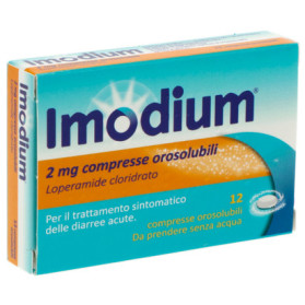 Imodium 12 Compresse Orosolubile 2mg