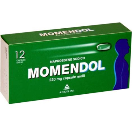 Momendol 12 Capsule Molli 220mg