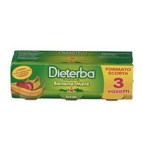 Dieterba Omogeneizzato Banana 3 X 80 g