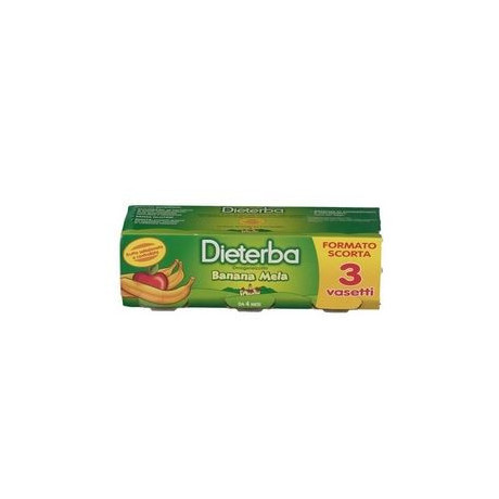 Dieterba Omogeneizzato Banana 3 X 80 g