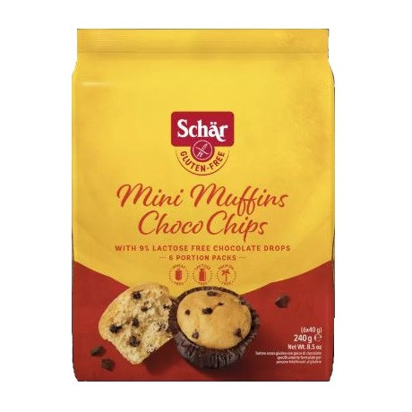 Schar Mini Muffin Choco Chips 240 g