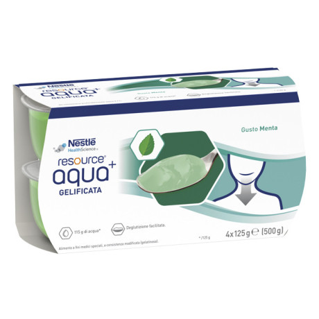 Resource Aqua+mint Cup6 4x125g