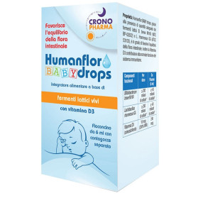 Humanflor Baby Drops 1 Flaconcino 6ml