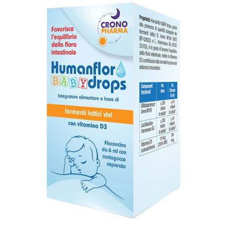 Humanflor Baby Drops 1 Flaconcino 6ml