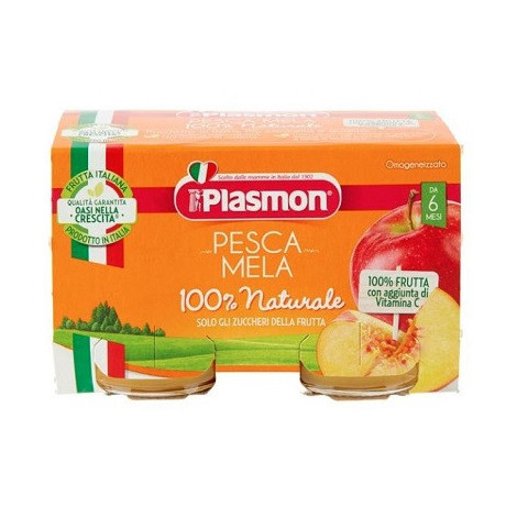 Plasmon Omogeneizzato Pesca 2 X 104 g