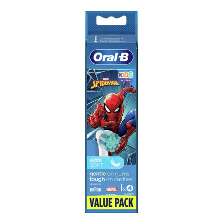 Oralb Kids Spiderman Testine4p