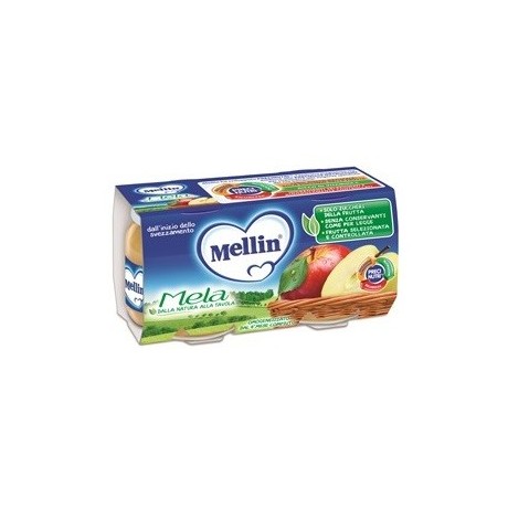 Mellin Omogeneizzato Mela 100 g 2 Pezzi