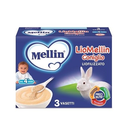 Liomellin Coniglio Liofilizzato 10 g 3 Pezzi